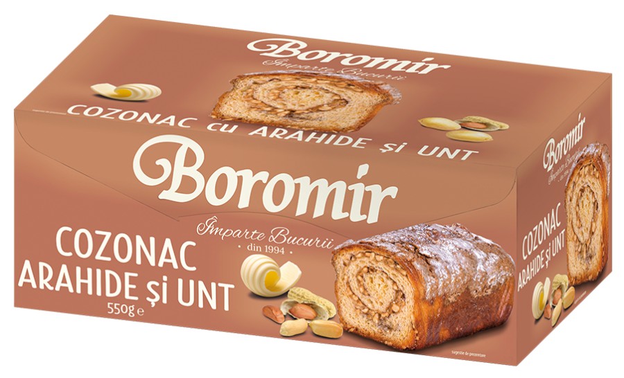 Cozonac with Peanuts and butter