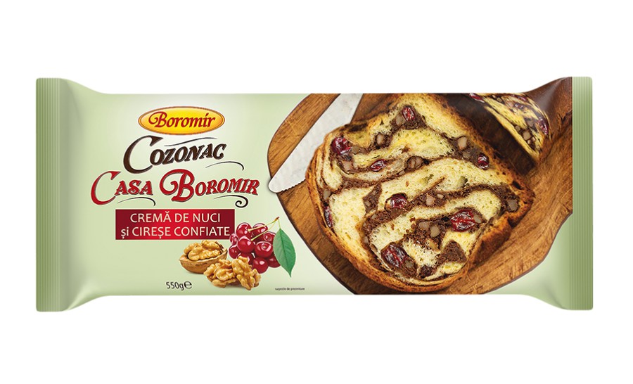Boromir Cozonac House with Walnuts and Cherries Cream