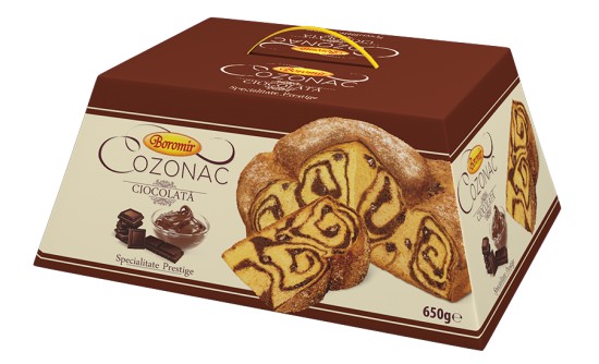 Prestige Cozonac with walnuts and Chocolate