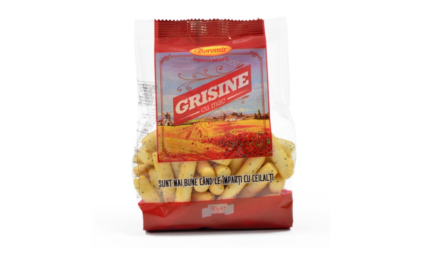 Grissini with poppy seeds