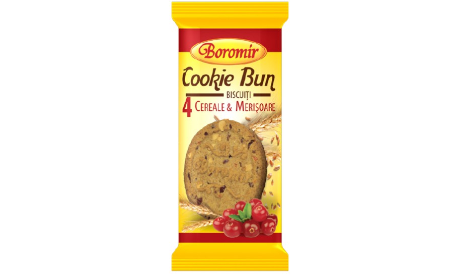 Biscuits with 4 cereals and cranberries
