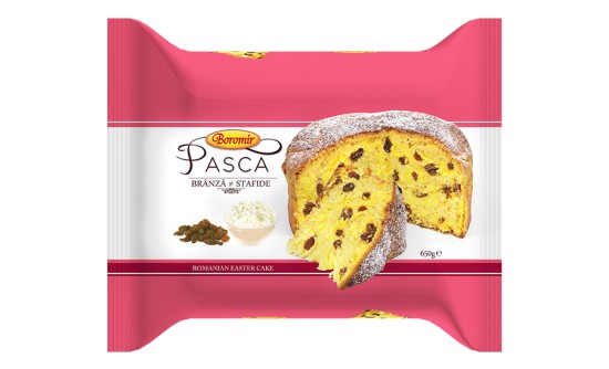 Pasca with Cheese and Raisins