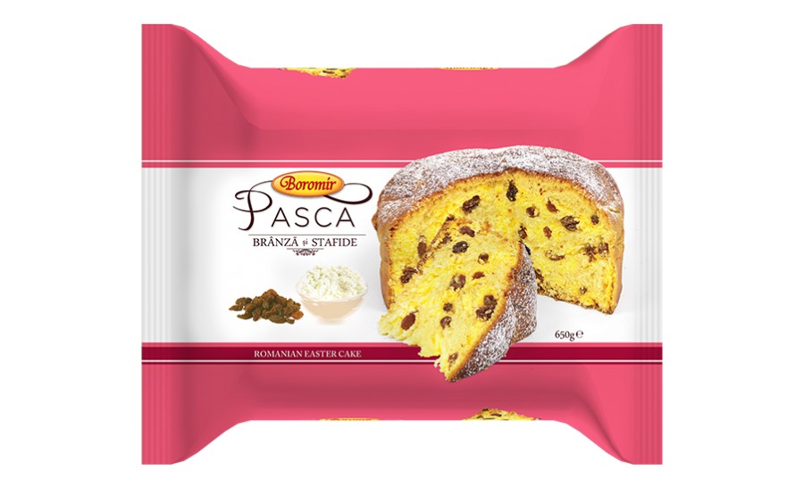 Pasca with Cheese and Raisins