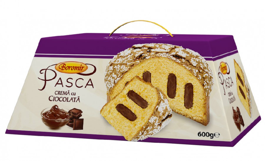 Pasca with chocolate cream