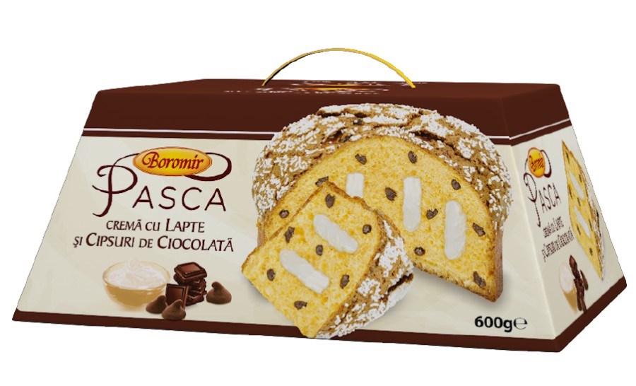 Pasca with Milk Cream and Chocolate Chips