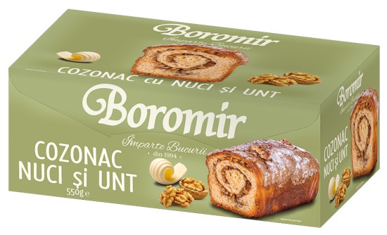 Cozonac with Walnuts and butter