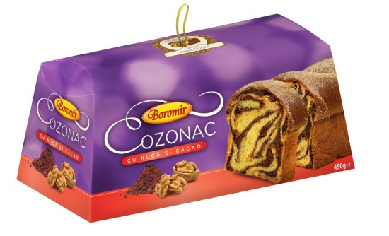 Cozonac With Walnuts and Cocoa Filling